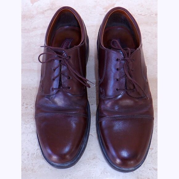 Bass flex dark brown leather dress shoes main image 4